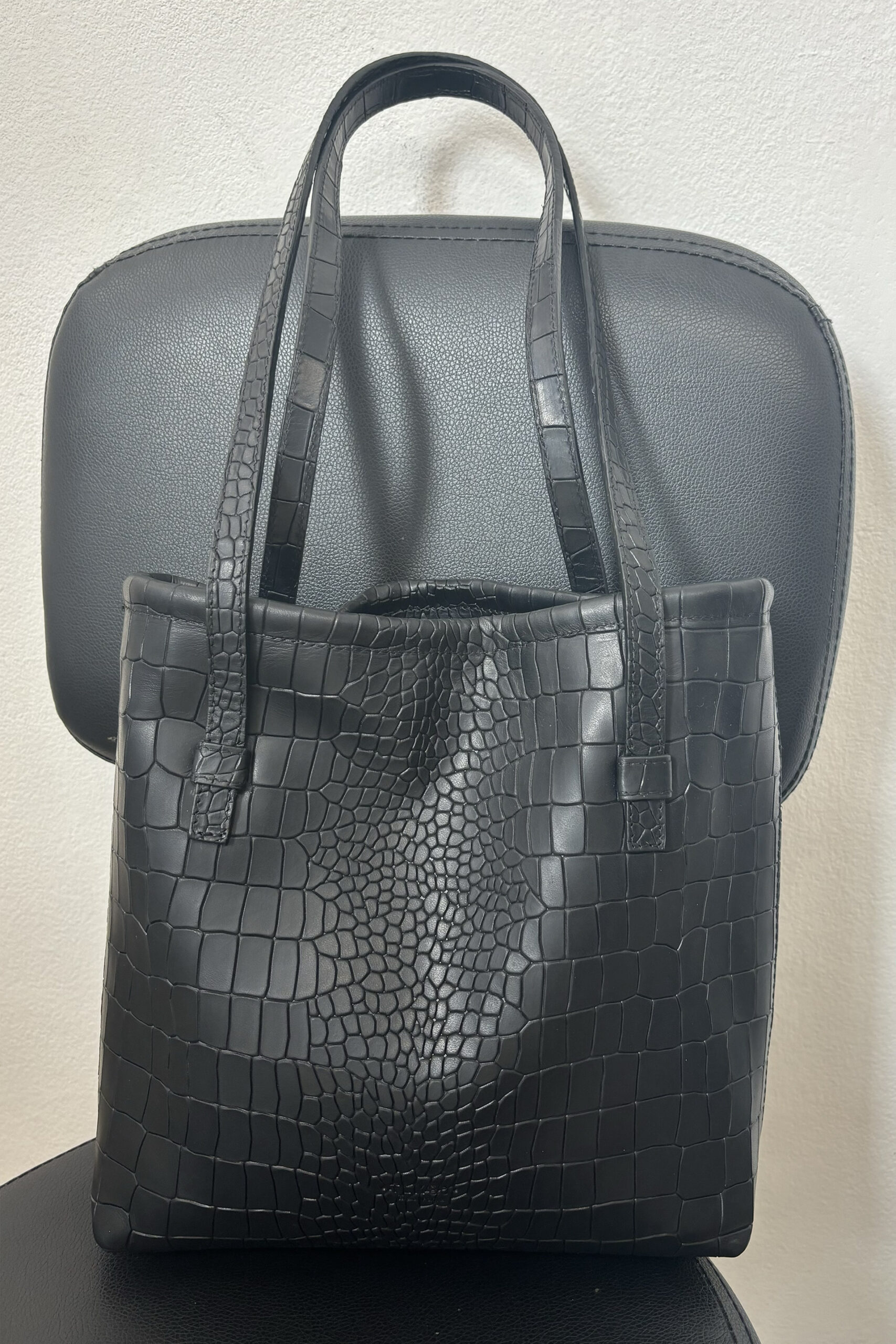 TL180 HANDBAGS LE SAC CROCO NERO 05