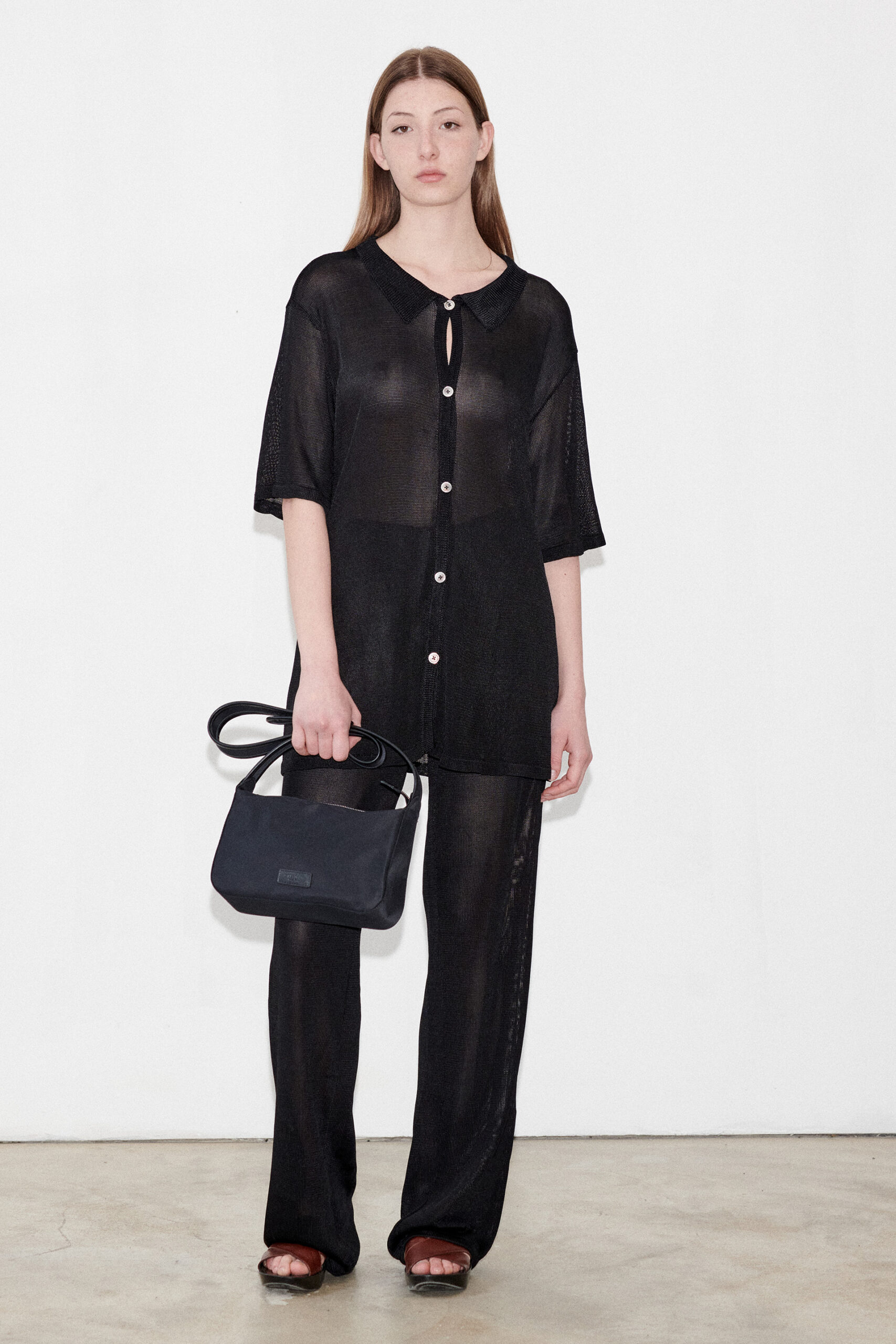 TL180 KNITWEAR DORO PANTS NERO 02