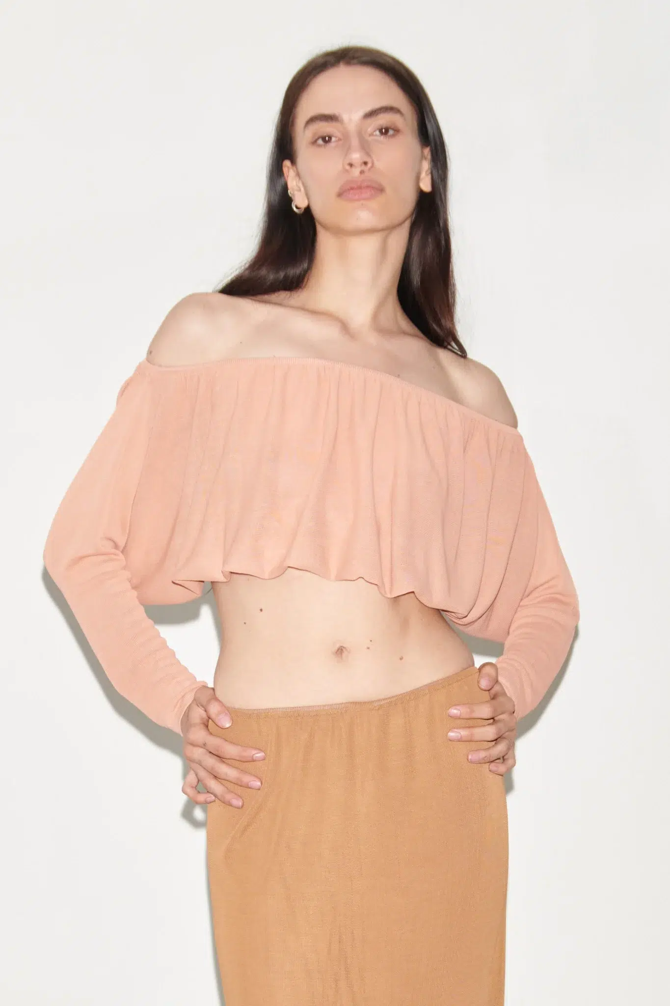 TL180 Knitwear Febe Knitted Top Pesca 01
