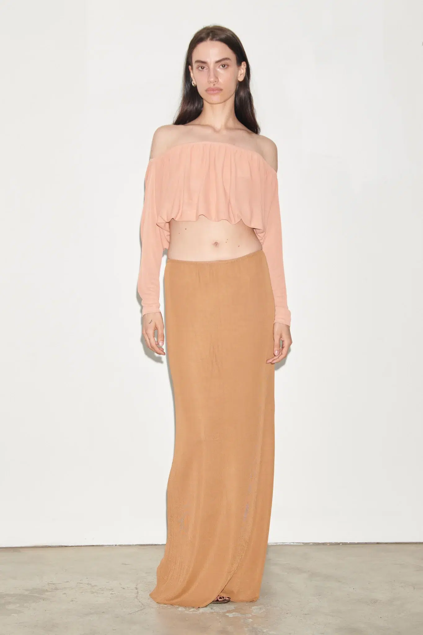TL180 Knitwear Lina Knitted Skirt Miele 01