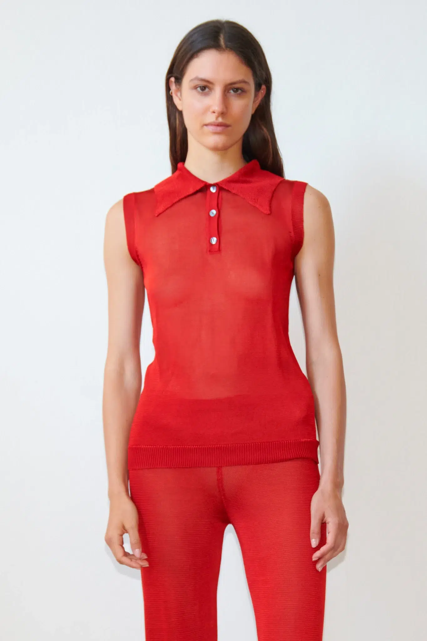 TL180 Vito knitted Top Rosso 01
